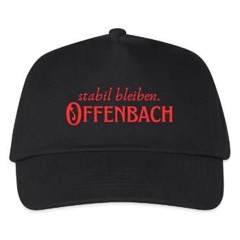 Offenbach remain stable - Kids’ Baseball Cap - black - Front