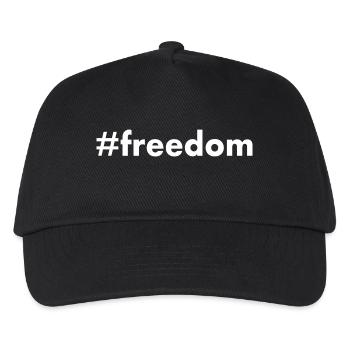 FREEDOM - Kids’ Baseball Cap - black - Front