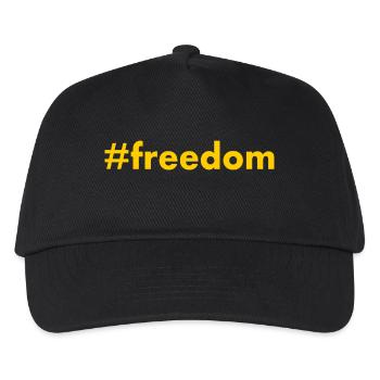 FREEDOM - Kids’ Baseball Cap - black - Front