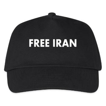 Free iran - Kinder Basecap - Schwarz - Vorne