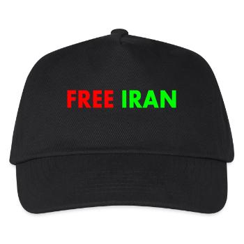 Free iran - Kinder Basecap - Schwarz - Vorne