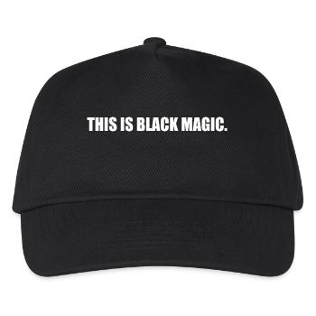 This is black magic - Kids’ Baseball Cap - black - Front