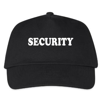 Security - Kids’ Baseball Cap - black - Front