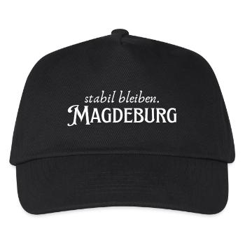 Magdeburg remain stable - Kids’ Baseball Cap - black - Front