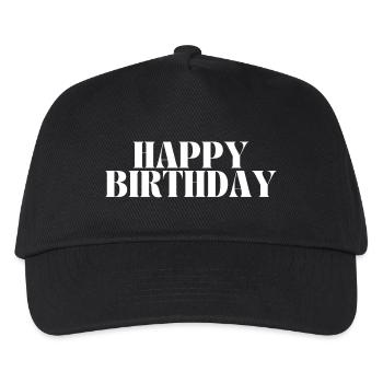 Bon anniversaire - Casquette de baseball Enfant - noir - Devant