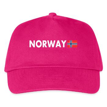 Norway flag - Kids’ Baseball Cap - fuchsia - Front