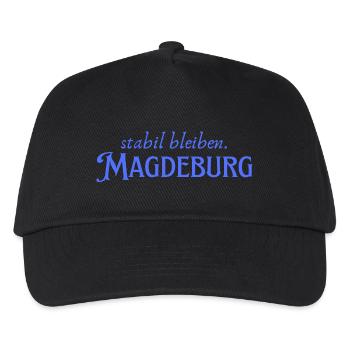 Magdeburg remain stable - Kids’ Baseball Cap - black - Front