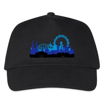 Wien Skyline - Kinder Basecap - Schwarz - Vorne