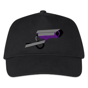 Security camera - Kids’ Baseball Cap - black - Front