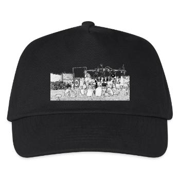 sound system 6 - Casquette de baseball Enfant - noir - Devant