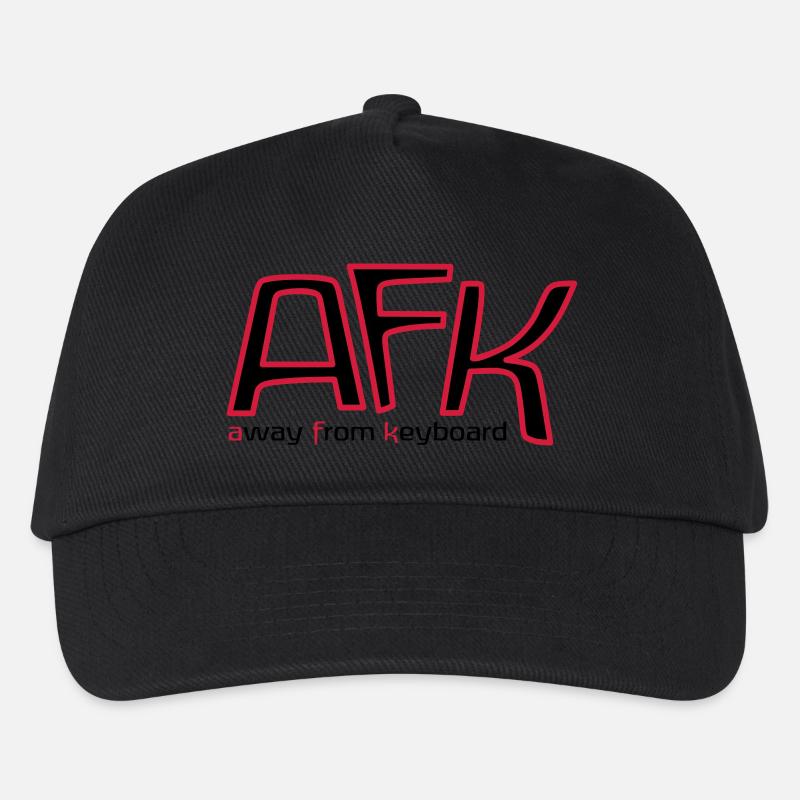 afk_pc_2c - Kinder Basecap - Schwarz