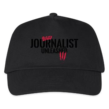 Wilder Journalist entfesselt - Kinder Basecap - Schwarz - Vorne