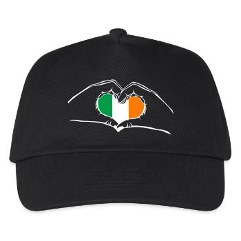 I love Ireland - heart hands - Kids’ Baseball Cap - black - Front