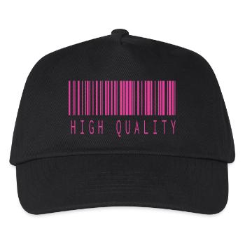 HIGH QUALITY BARCODE PINK - Kinder Basecap - Schwarz - Vorne