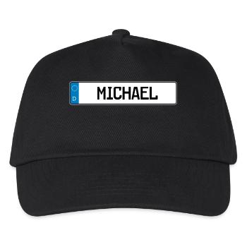 Michadel name tag gift - Kids’ Baseball Cap - black - Front
