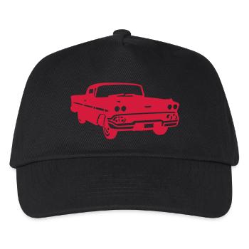 Oldtimer - Kinder Basecap - Schwarz - Vorne