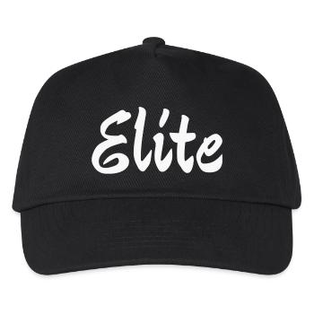 Elite - Kinder Basecap - Schwarz - Vorne