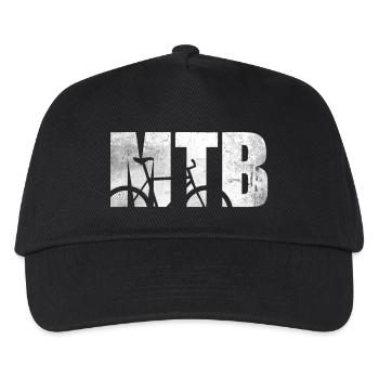 Mountain biking gift mountain bikers biking - Kids’ Baseball Cap - black - Front