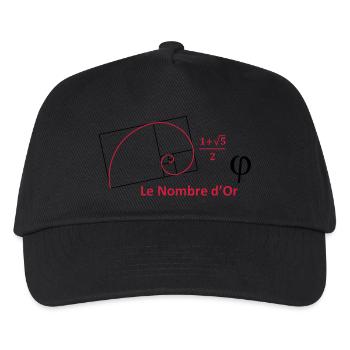 nombre_dor - Kinder Basecap - Schwarz - Vorne