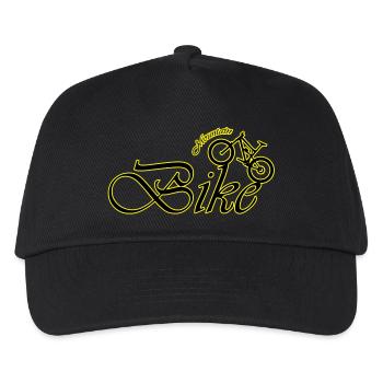 mountainbike - Kinder Basecap - Schwarz - Vorne