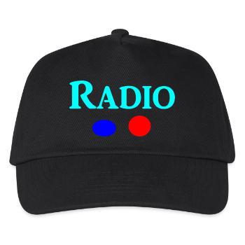 radio - Kids’ Baseball Cap - black - Front
