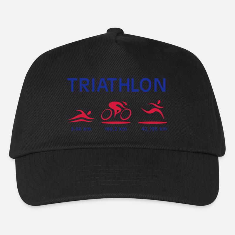 Triathlon - Kinder Basecap - Schwarz