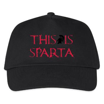 This is Sparta - Kinder Basecap - Schwarz - Vorne