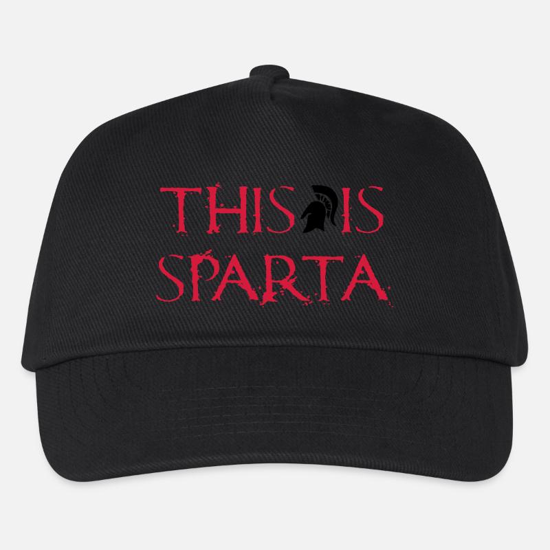 This is Sparta - Kinder Basecap - Schwarz