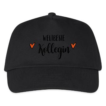 beste kollegin welt büro abschied Geschenk - Kinder Basecap - Schwarz - Vorne