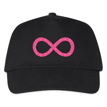 paillettes de l'infini - Casquette de baseball Enfant - noir - Devant