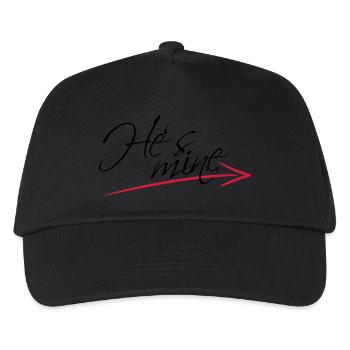 Hes mine Arrow Design - Casquette de baseball Enfant - noir - Devant