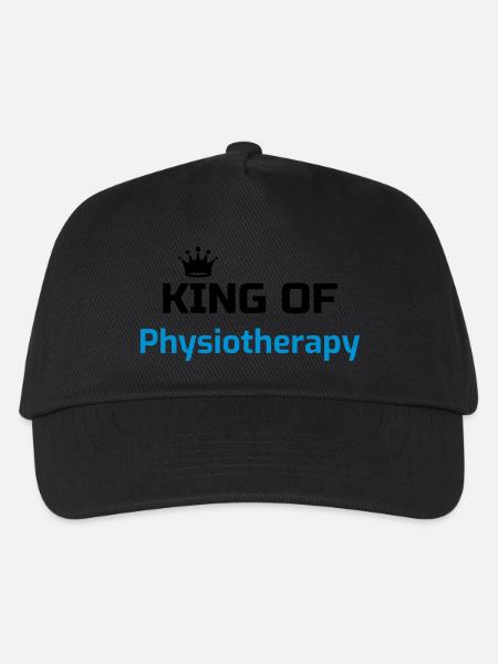 Krankengymnast / Krankengymnastin / Physio / - Kinder Basecap - Schwarz