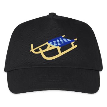 Sledge, Sled - Kids’ Baseball Cap - black - Front