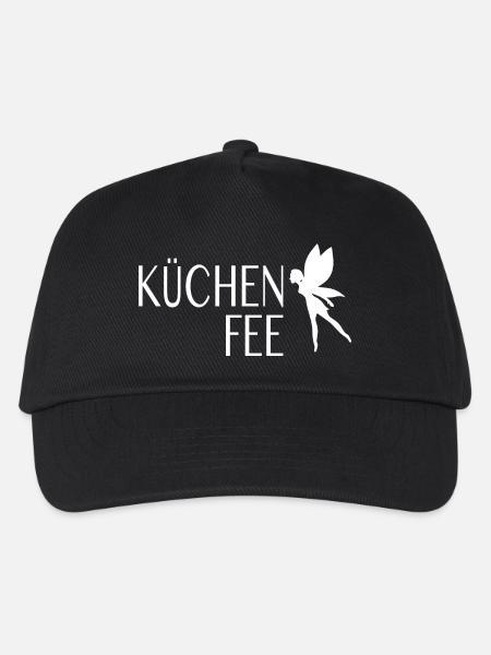 Köchin Koch Küchenfee - Kinder Basecap - Schwarz