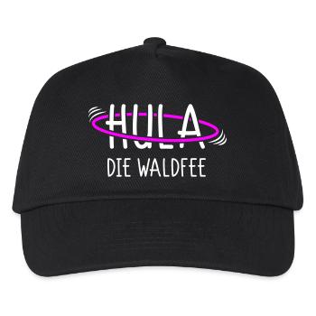 Hula die Waldfee - Für Coole Hula Girls - Kinder Basecap - Schwarz - Vorne