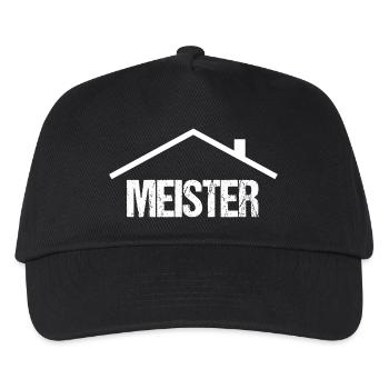 Hausmeister - Kinder Basecap - Schwarz - Vorne