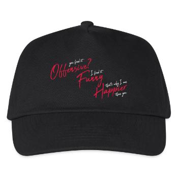You find it offensive - Kinder Basecap - Schwarz - Vorne