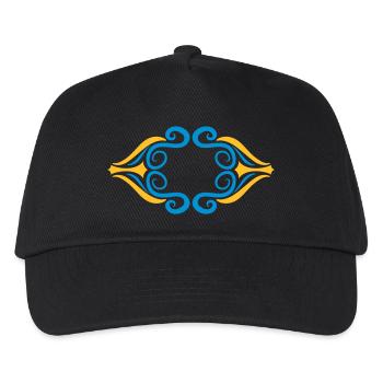 Cadre ornement artistique décoratif - Casquette de baseball Enfant - noir - Devant