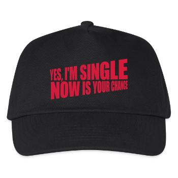 célibataire maintenant votre chance - Casquette de baseball Enfant - noir - Devant