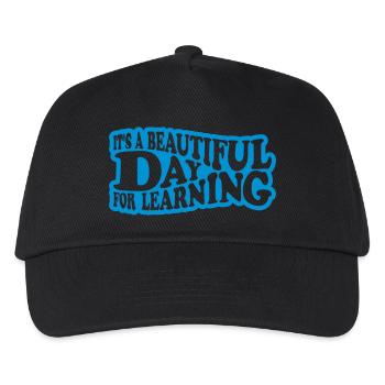 beautiful day for learning - Kids’ Baseball Cap - black - Front