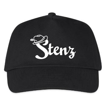 stenz weiss - Kinder Basecap - Schwarz - Vorne