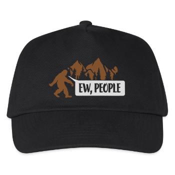 Quote ew people Bigfoot - Kids’ Baseball Cap - black - Front