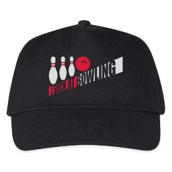 I suck at bowling - Kinder Basecap - Schwarz - Vorne