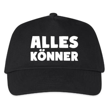 Alles Könner Experte Meister Profi - Kinder Basecap - Schwarz - Vorne