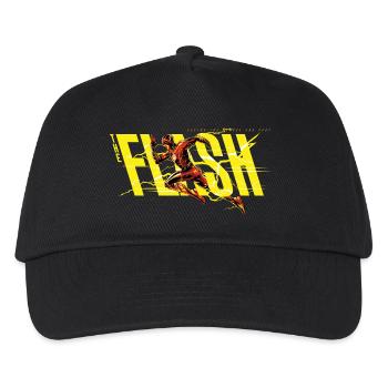 The Flash S'Exécute Logo Jaune - Casquette de baseball Enfant - noir - Devant
