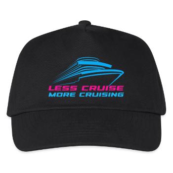Cruise on the Loose. Less plan, more relaxation. - Kids’ Baseball Cap - black - Front