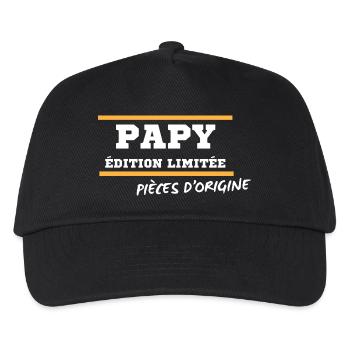 Humor Grandpa limited edition, original parts - Kids’ Baseball Cap - black - Front