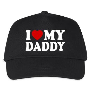 I love my daddy - Kinder Basecap - Schwarz - Vorne