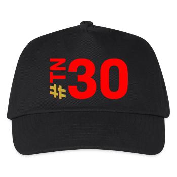 TN30-KARTON - Kinder Basecap - Schwarz - Vorne