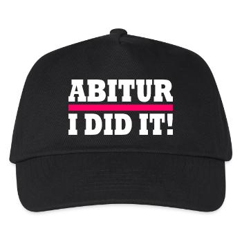Abitur - Kinder Basecap - Schwarz - Vorne